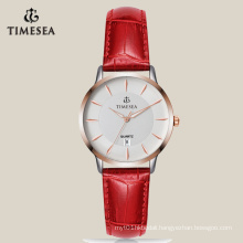 Women′s Quartz Watch with Rose Plating in Casual Style 71009